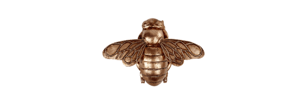 Rose Gold Bee Ornament