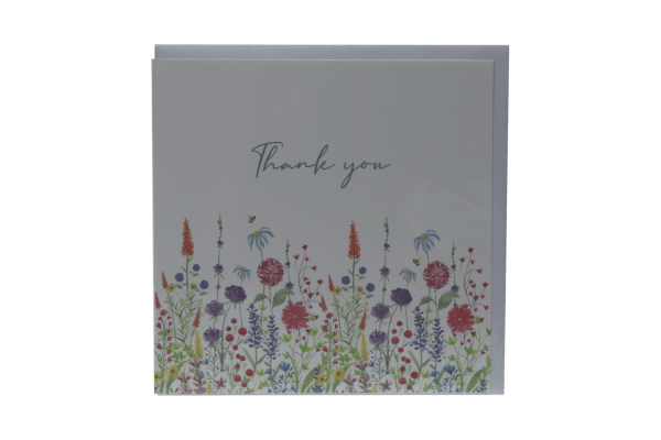 Flower Thank You Card