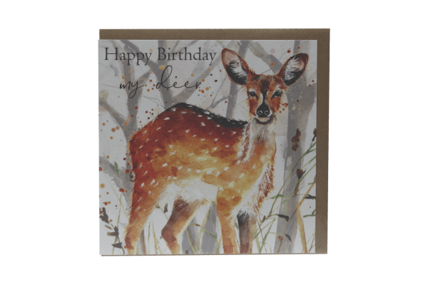 My Deer Birthday Card