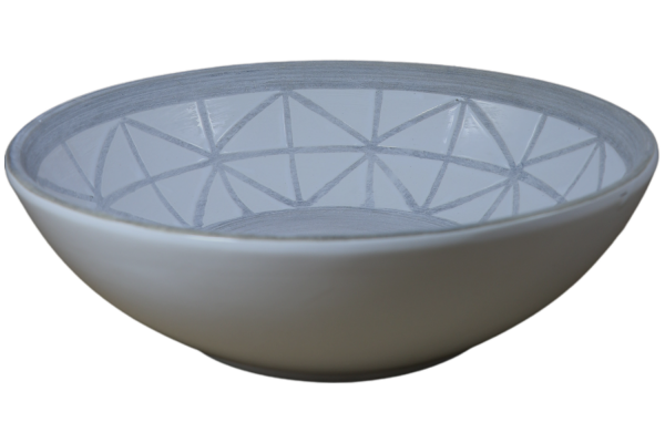 Grey Patterned Bowl - Image 2