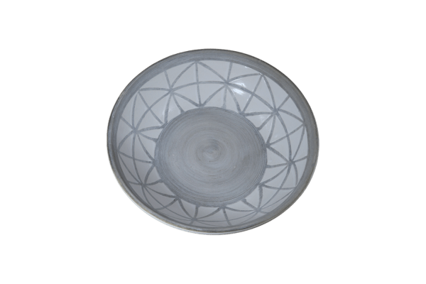 Grey Patterned Bowl