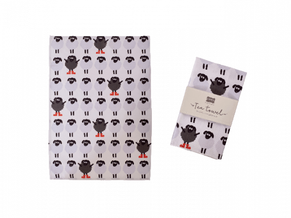 Quirky Ewe Sheep Tea Towel