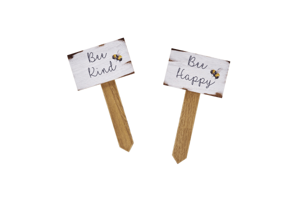 Wooden Bee Plant Sticks