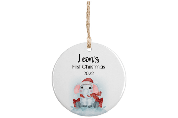 Christmas Ornament - Elephant