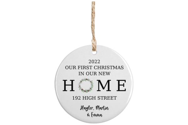 Christmas Ornament - New Home