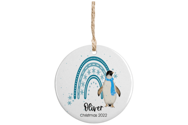 Christmas Ornament - Penguin With Scarf