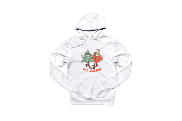 Tis The Season Hoodie - White